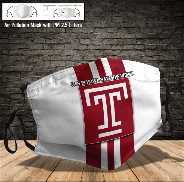 Temple Owls face mask