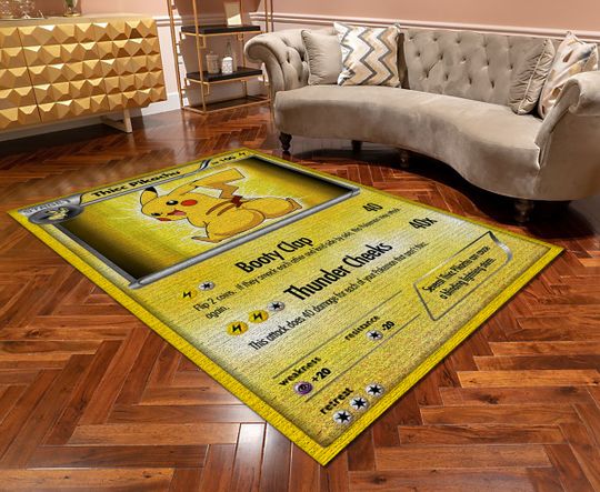 Thicc Pikachu booty clap thunder cheeks Rug – BBS