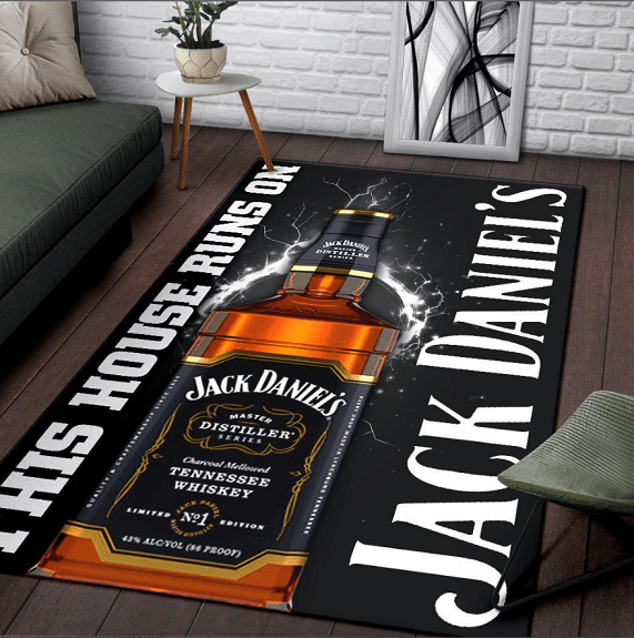 This house run on Jack Daniels Rug