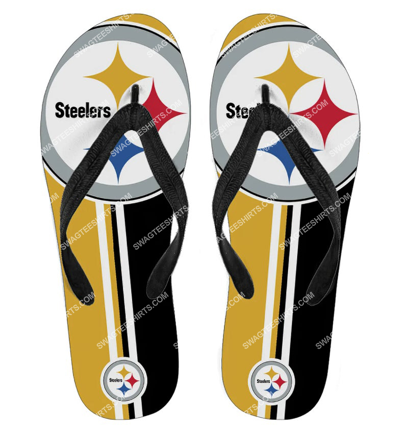[special edition] the pittsburgh steelers football full printing flip flops – maria