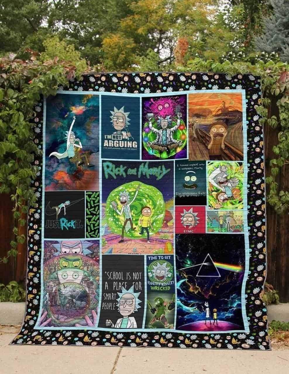 Rick and morty blanket - maria