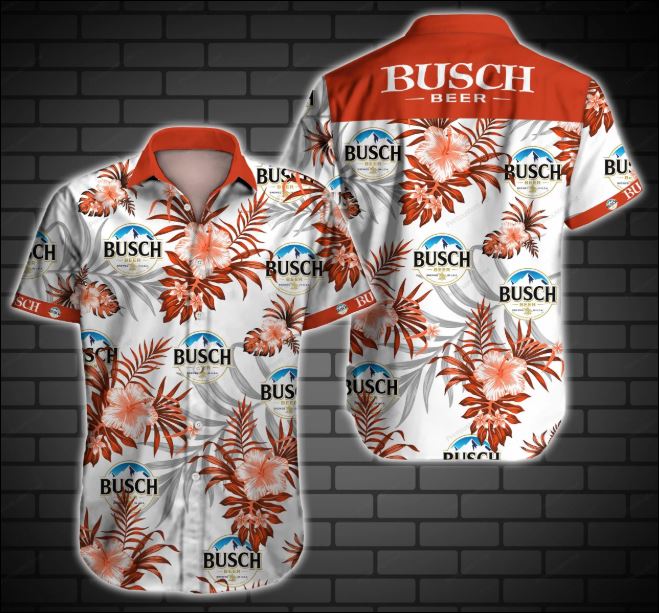 Busch beer Hawaiian shirt