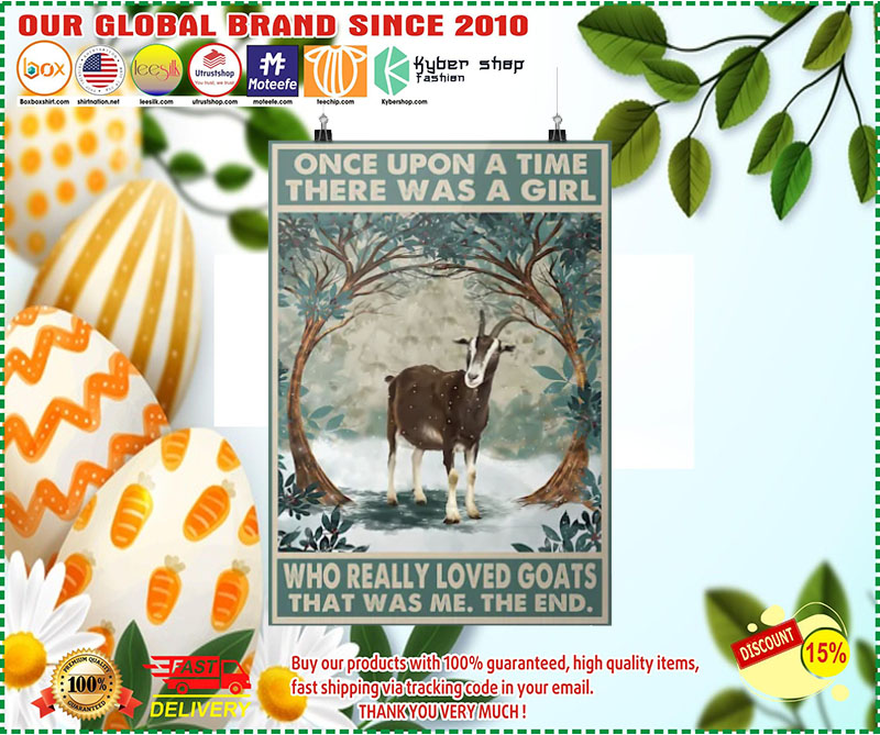 Once upon a time there was a girl who really loved goats poster 3