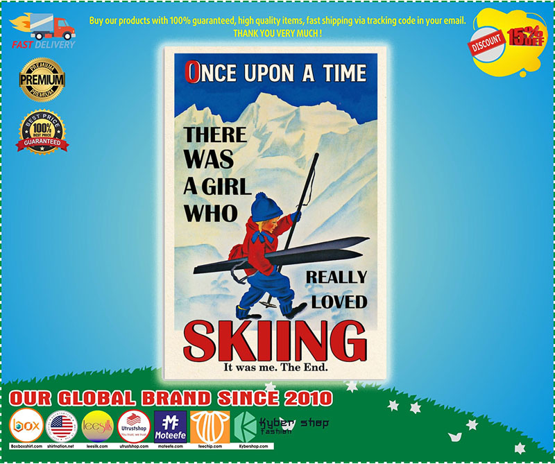Once upon the time There was a girl who love Skiing poster 1