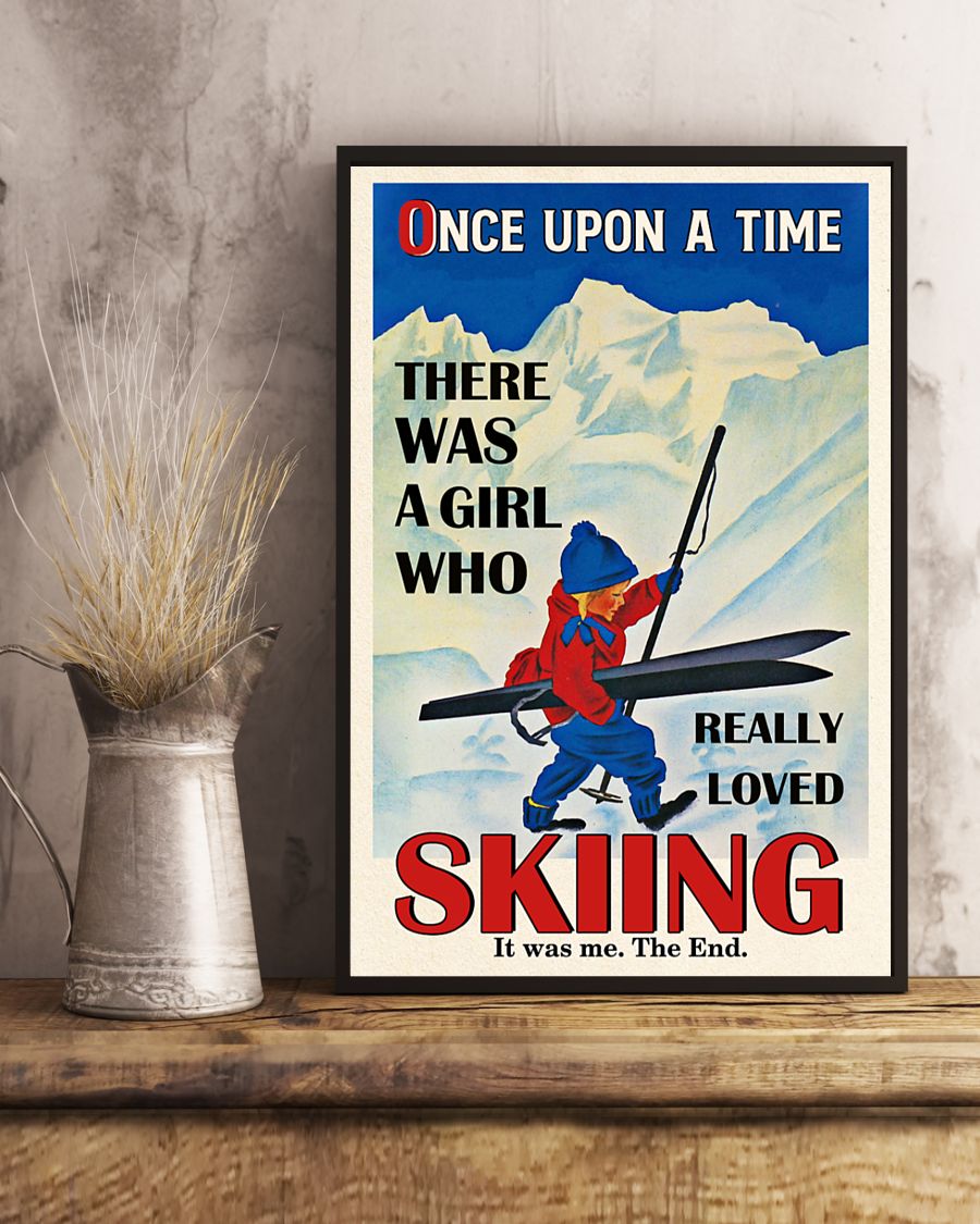 Once upon the time There was a girl who love Skiing poster 2