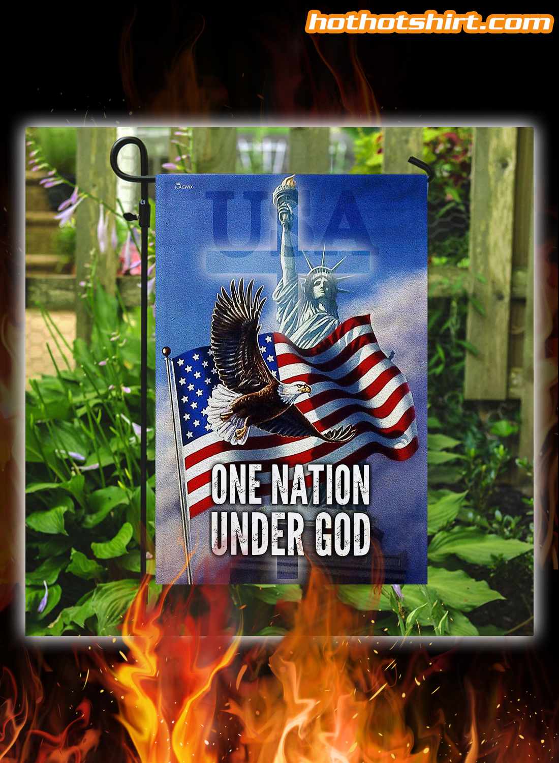 One Nation Under God Flag 3