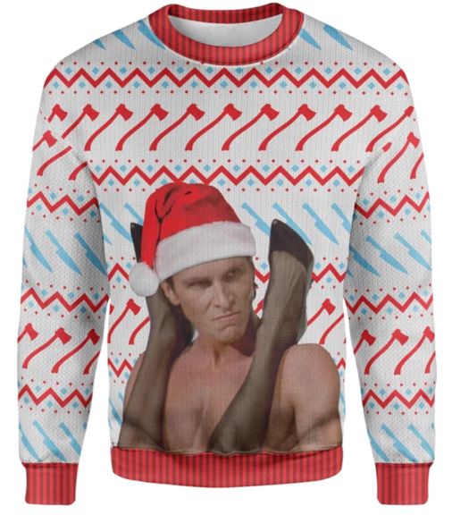 American Psycho Smash Christmas Sweater