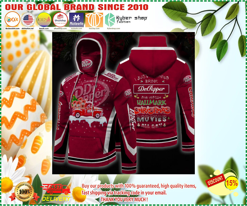 Dr pepper hallmark christmas movies all day 3d hoodie 2