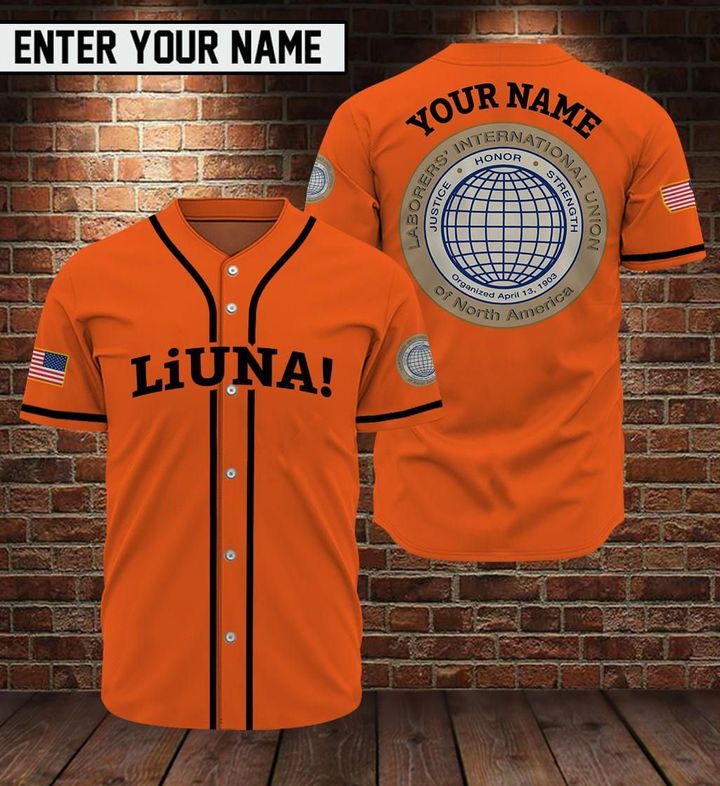 Liuna custom name baseball jersey – BBS