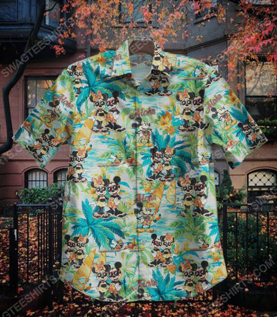 [special edition] Aloha mickey mouse surfing summer vacation hawaiian shirt – maria