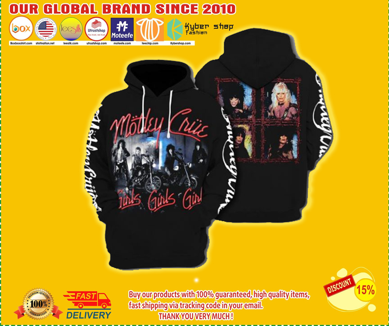 Mötley Crüe 3D hoodie 1