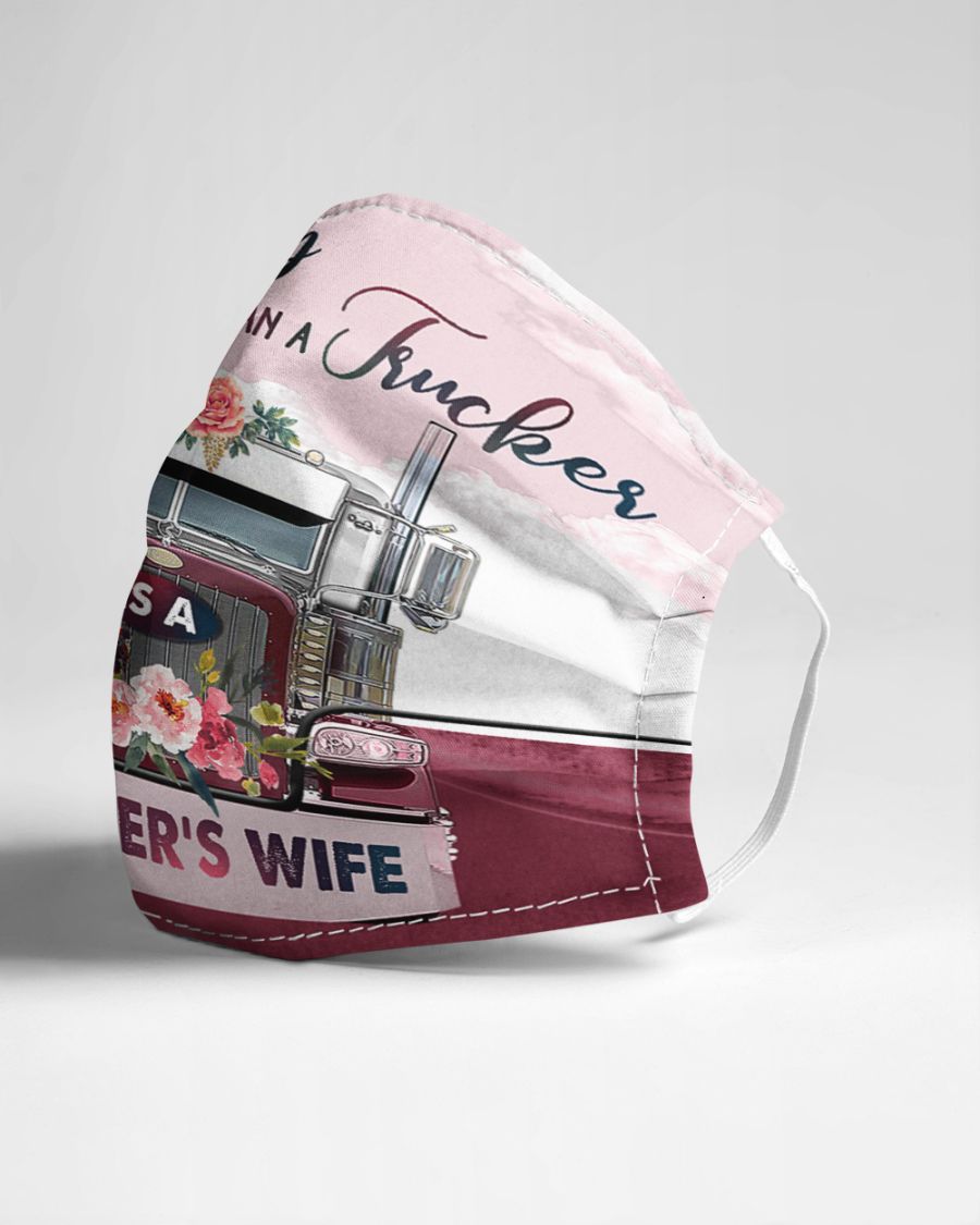 The only thing toucher then a trucker trucker's wife cloth mask 3