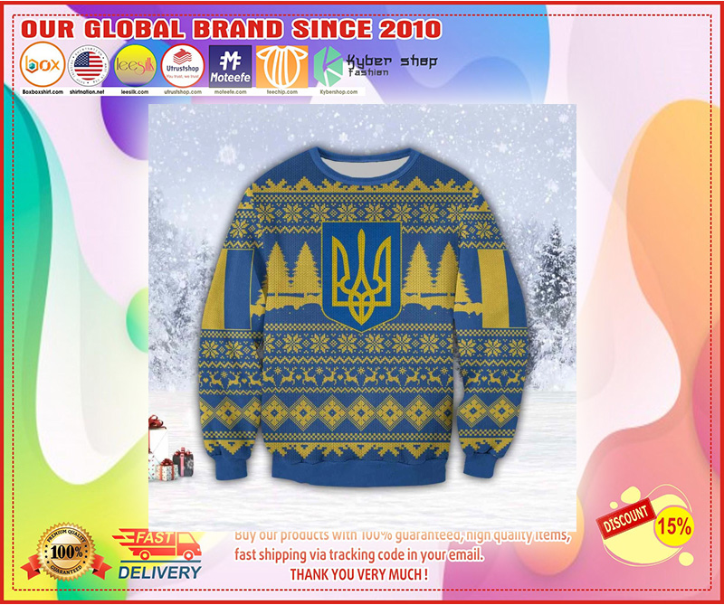 UKRAINA UGLY CHRISTMAS SWEATER 3