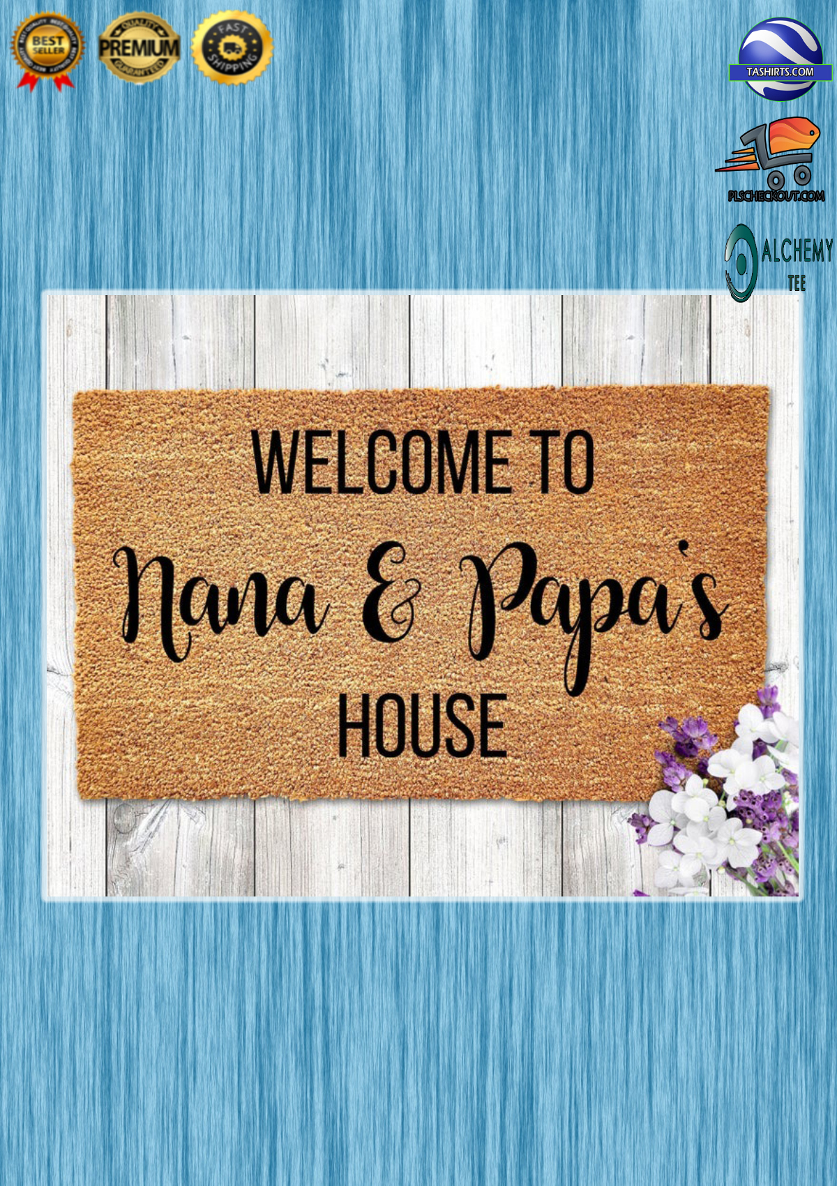 Personalized Customized Welcome to house doormat