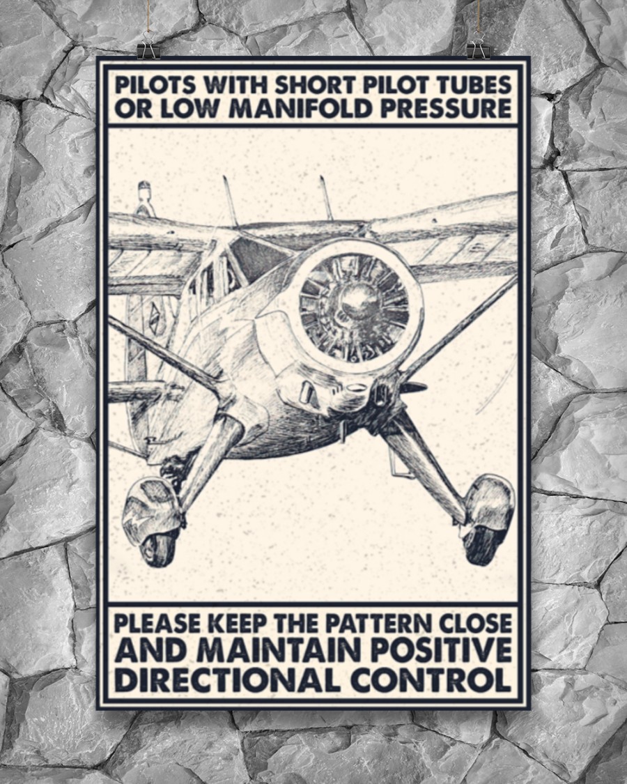 Pilots with short pilot tubes or low manifold pressure poster 8