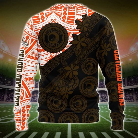 Polynesia Cleveland Browns 3d shirt, hoodie 4