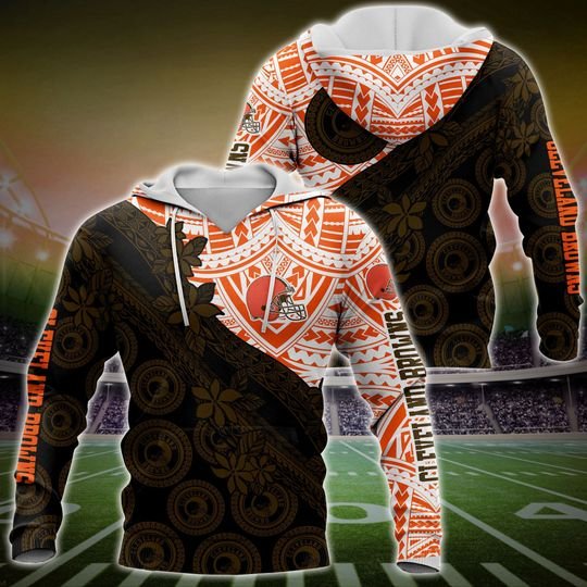Polynesia Cleveland Browns 3d shirt, hoodie 7