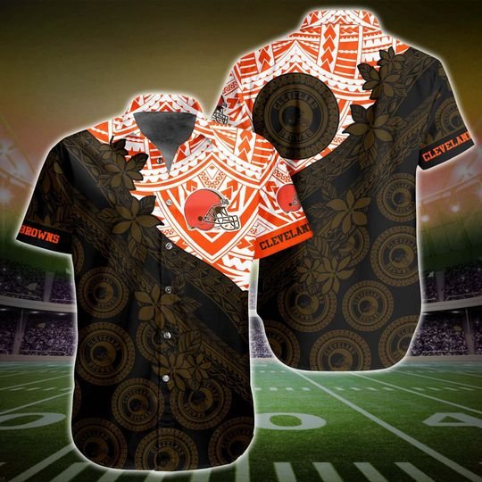 Polynesia Cleveland Browns 3d shirt, hoodie 9