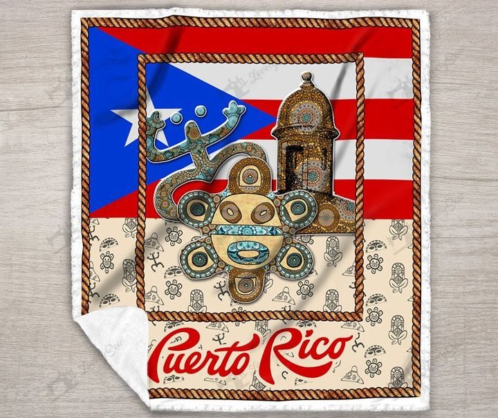 Puerto Rico Taino Symbols Bedding Set 2