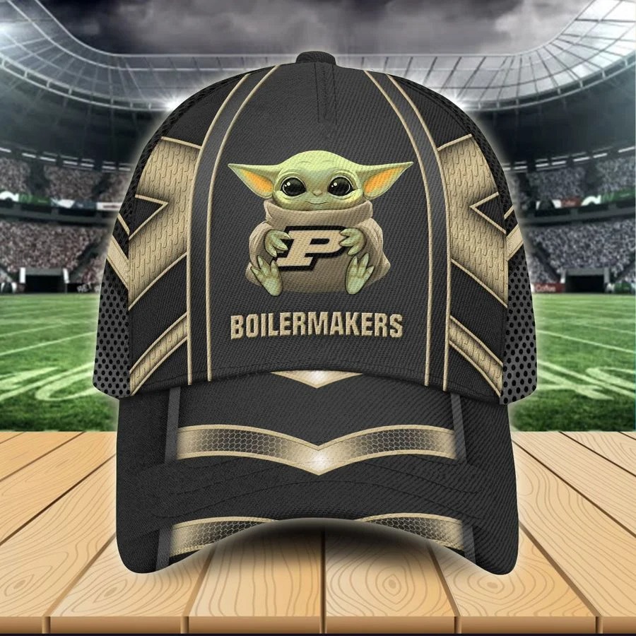 Purdue Boilermakers And Baby Yoda Classic Cap - BBS