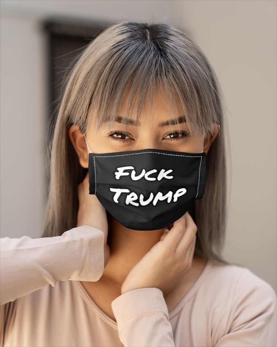 Fuck trump face mask
