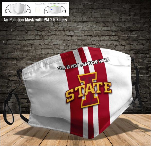 Lowa State Cyclones face mask