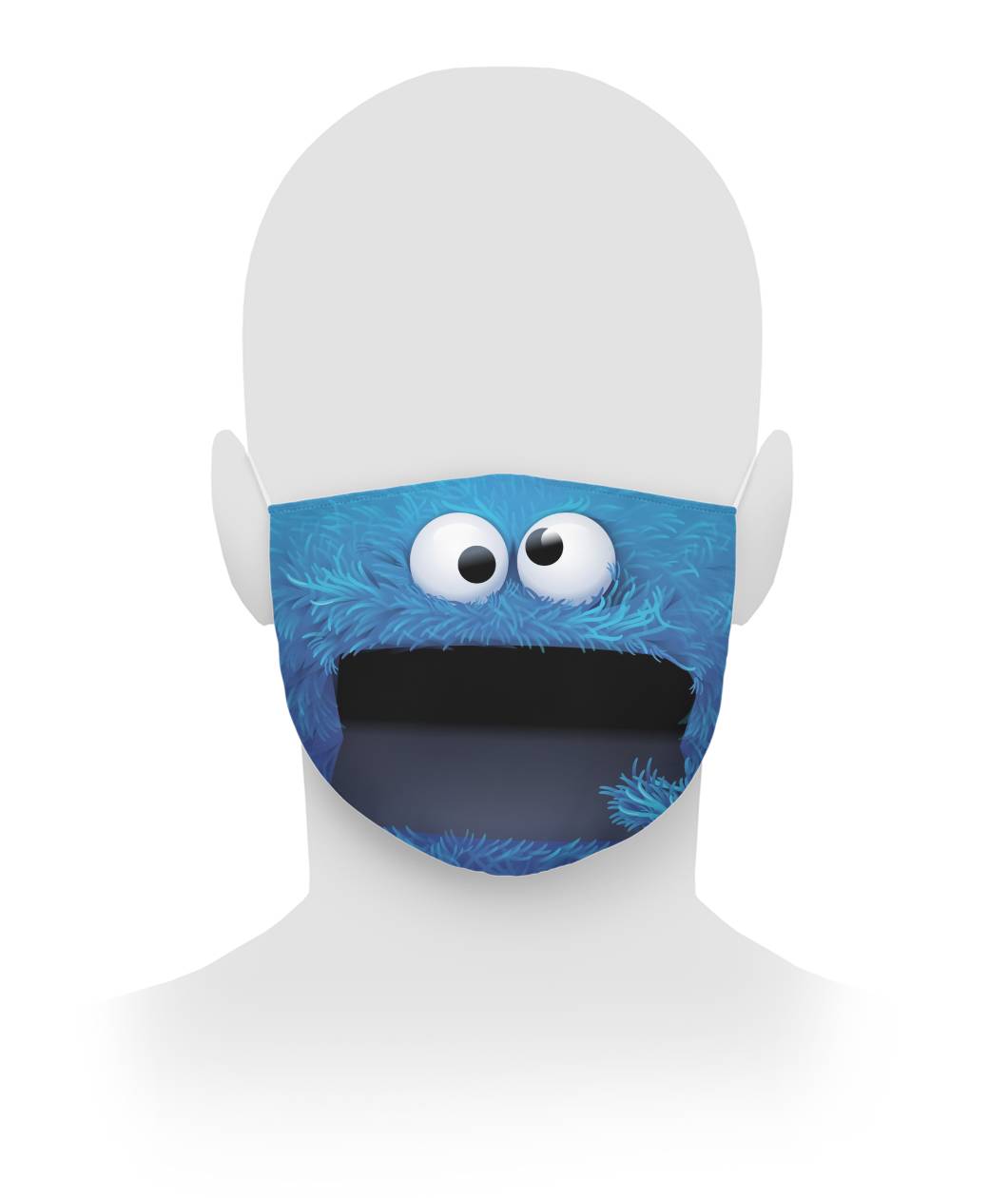 Cookie monster face mask 1