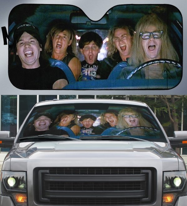 Wayne's world sunshade car Sun shade