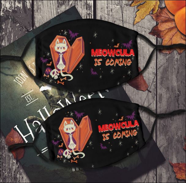 Meowcula is coming face mask