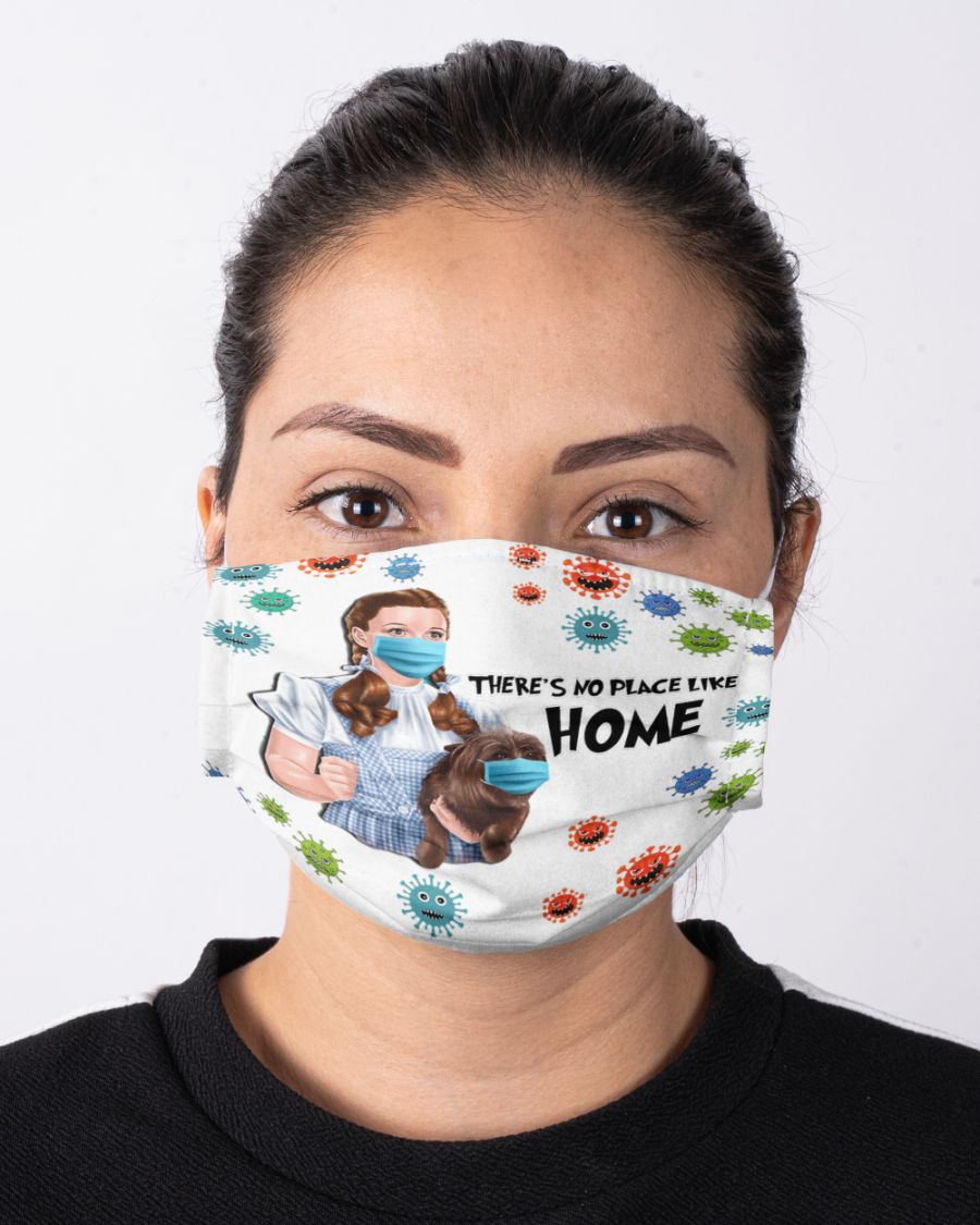 Dorothy gale and toto there's no lace like home face mask