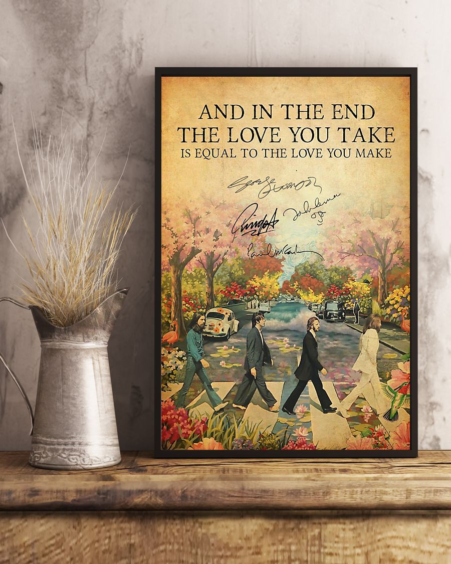 And In The End Signature Poster – Saleoff 21032010