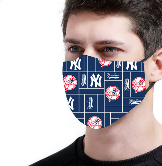New York Yankees logo face mask 3D