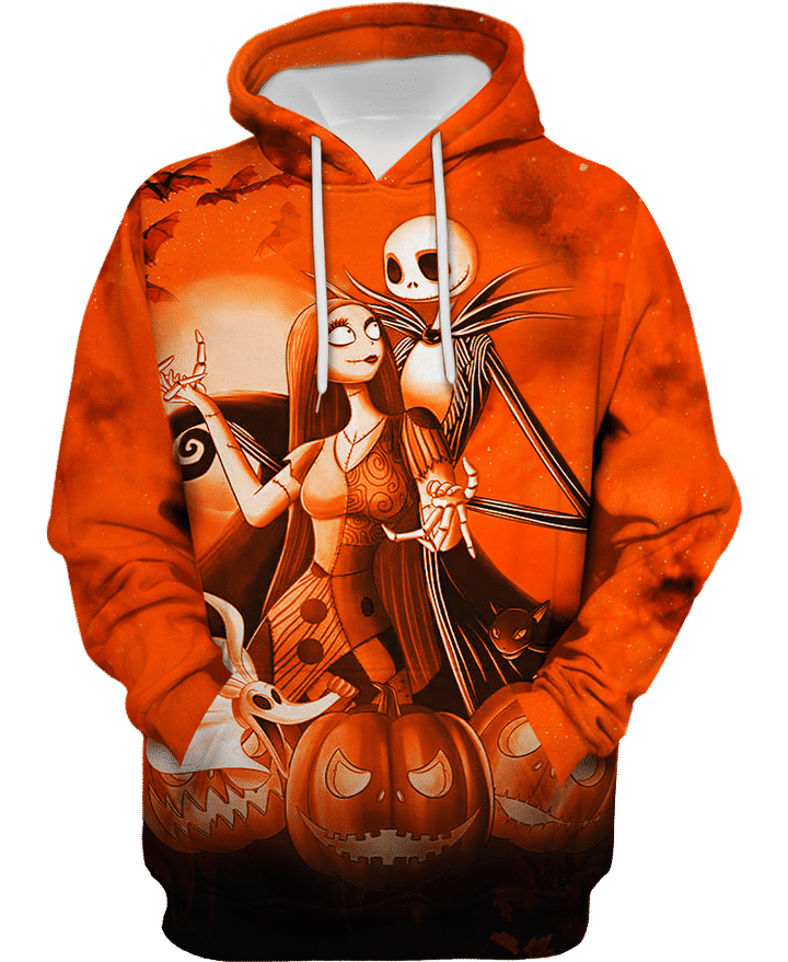 11-Jack Skelington And Sally Halloween Night shirt, hoodie (2)