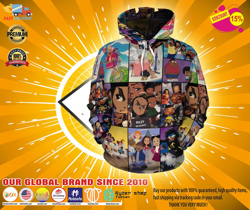 Black Cartoons 3D HOODIE2