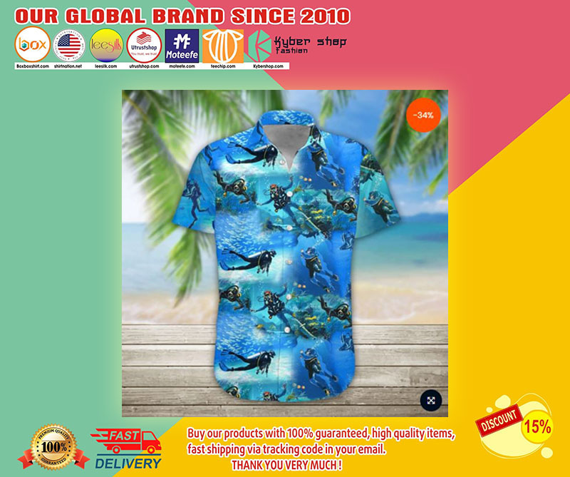 Scuba Diving Hawaiian shirt1