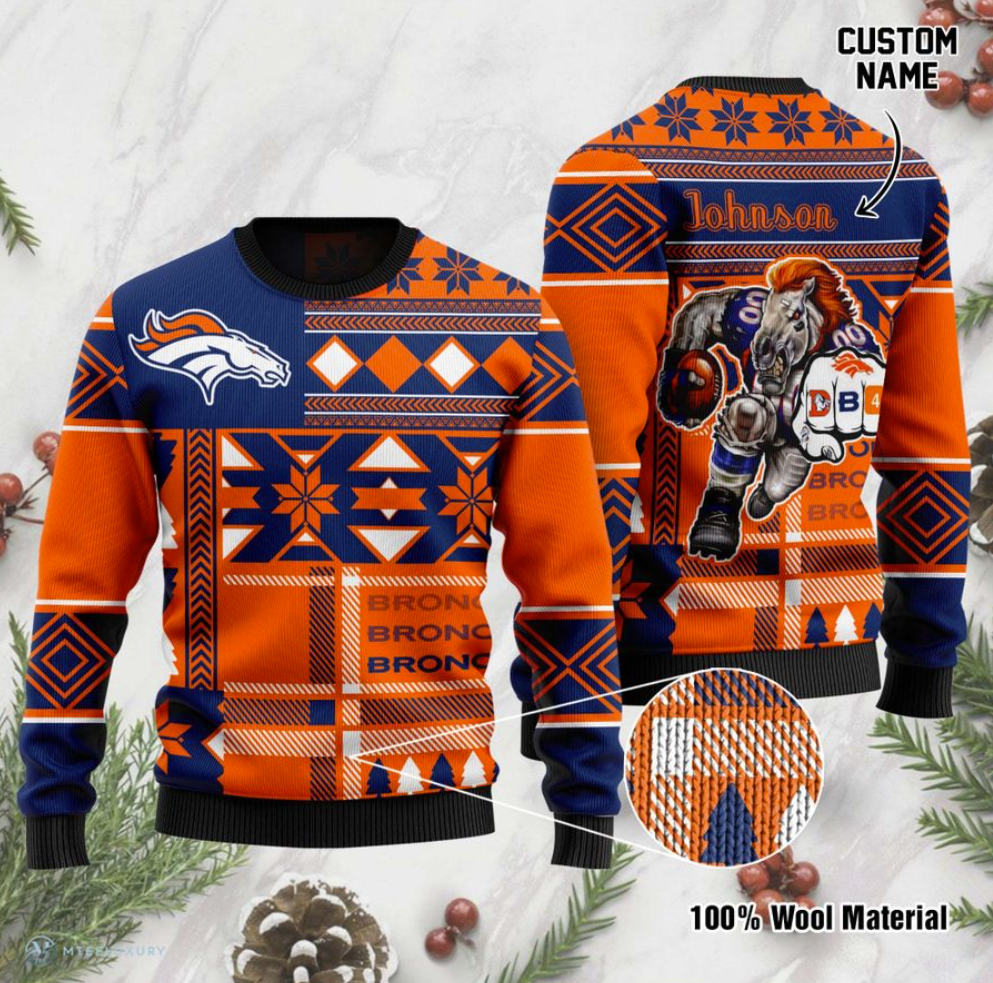 Personalized Denver Broncos ugly sweater – dnstyles