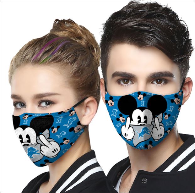 Detroit Lions Mickey mouse face mask