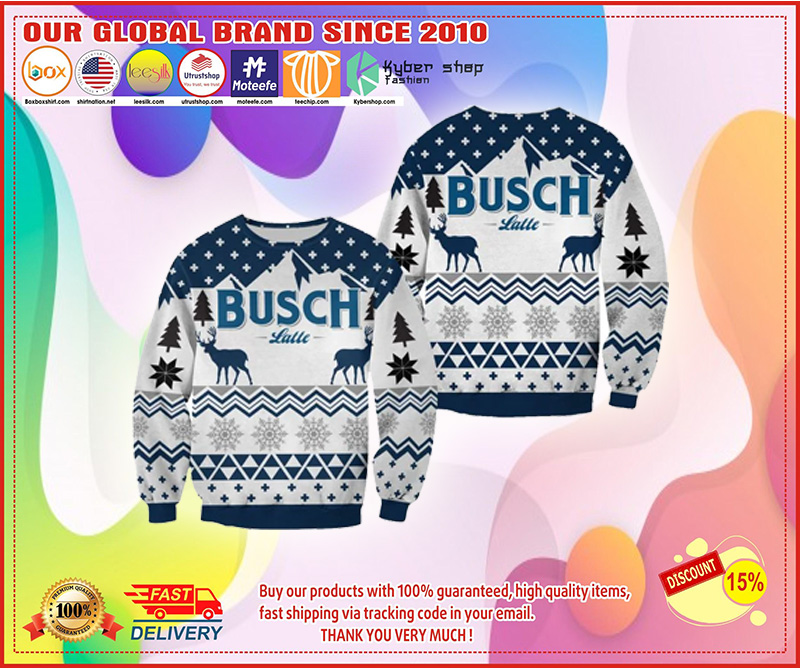 Busch Latte ugly Christmas sweater 3