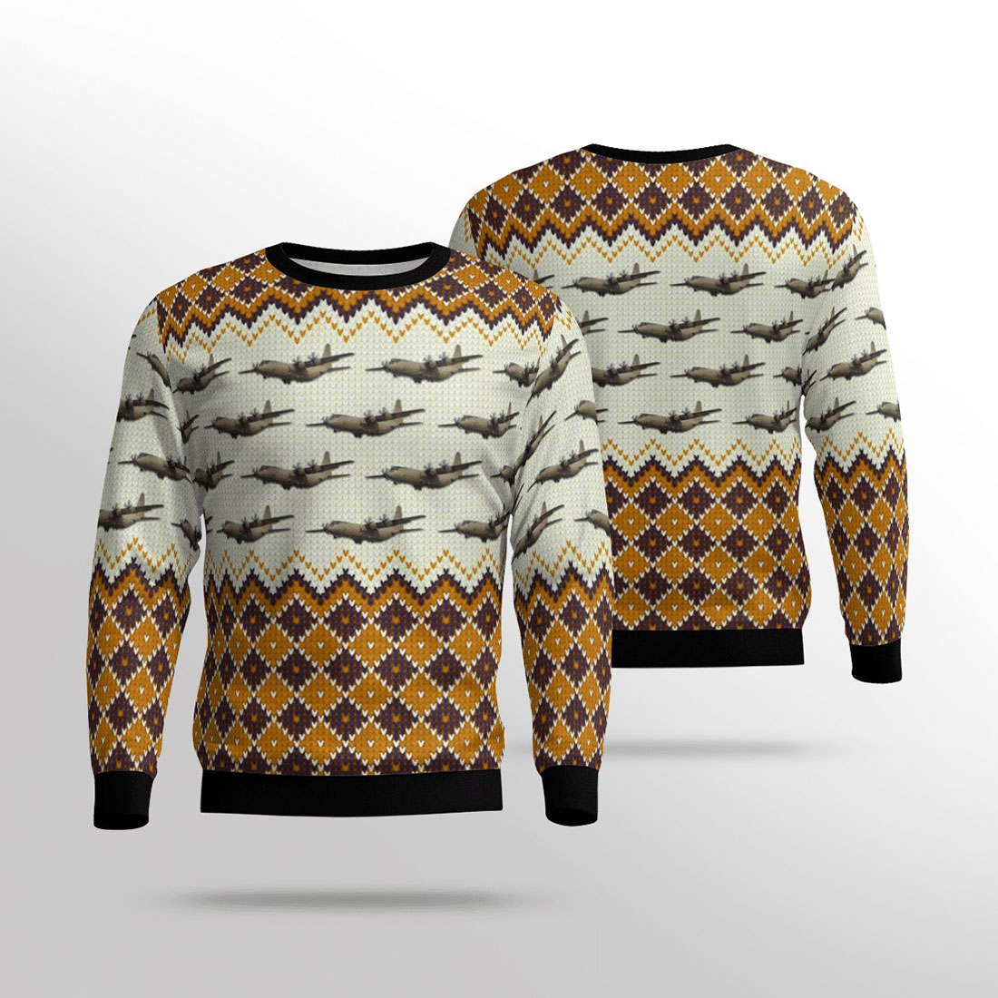 RAF C-130 hercules all over print sweater – Saleoff 290921