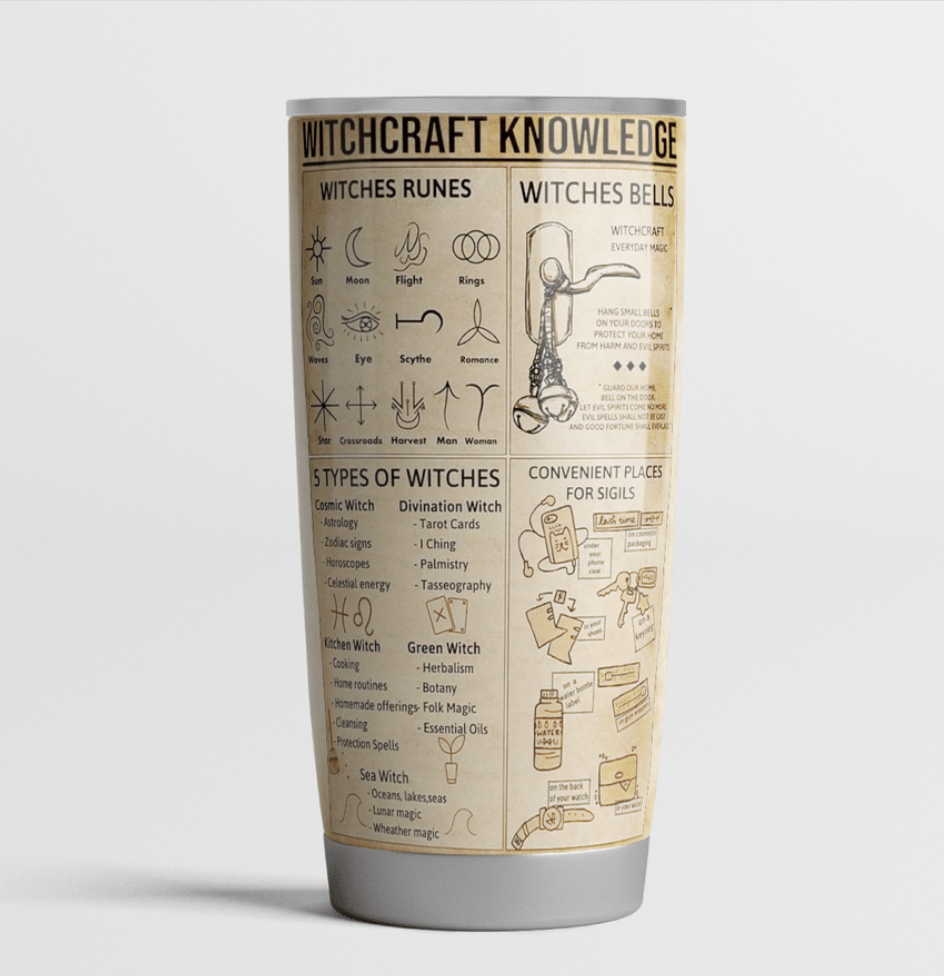 Witchcraft knowledge tumbler 2