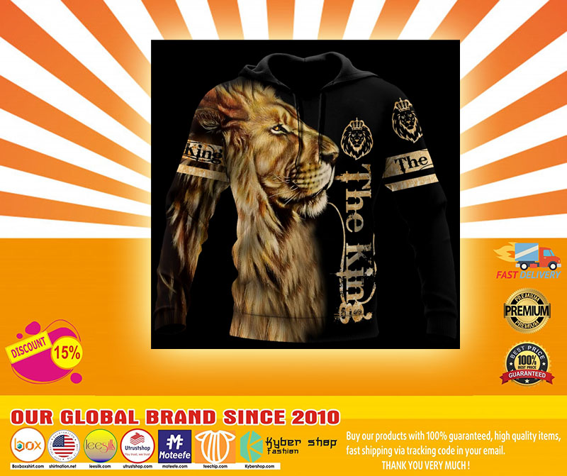 Lion King the king 3d hoodie4