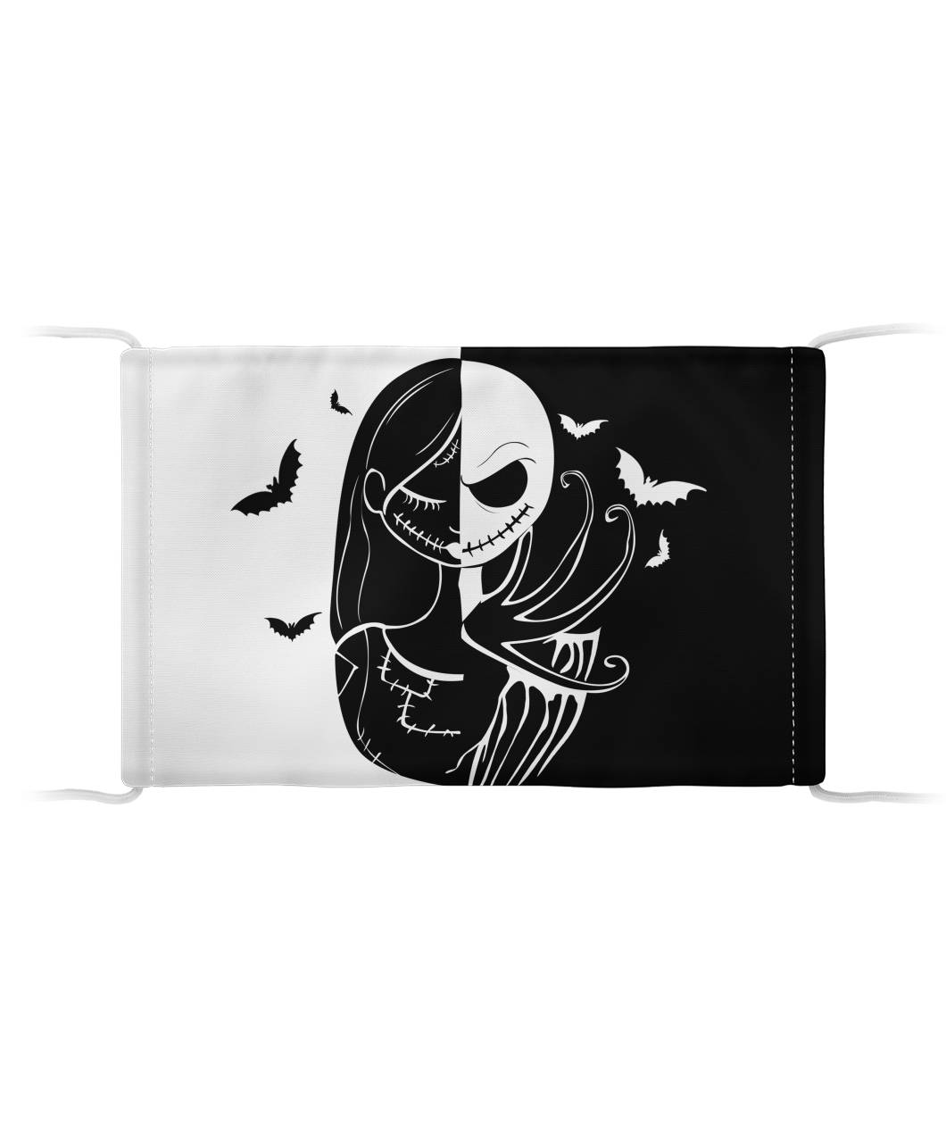 Jack skellington and sally face mask 1