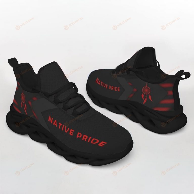 Red Native Pride Clunky Max soul shoes 2