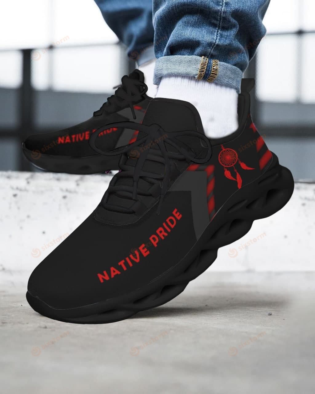 Red Native Pride Clunky Max soul shoes – LIMITED EDITION