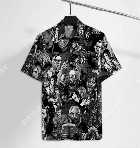 Horror movie characters hawaiian shirt – dnstyles