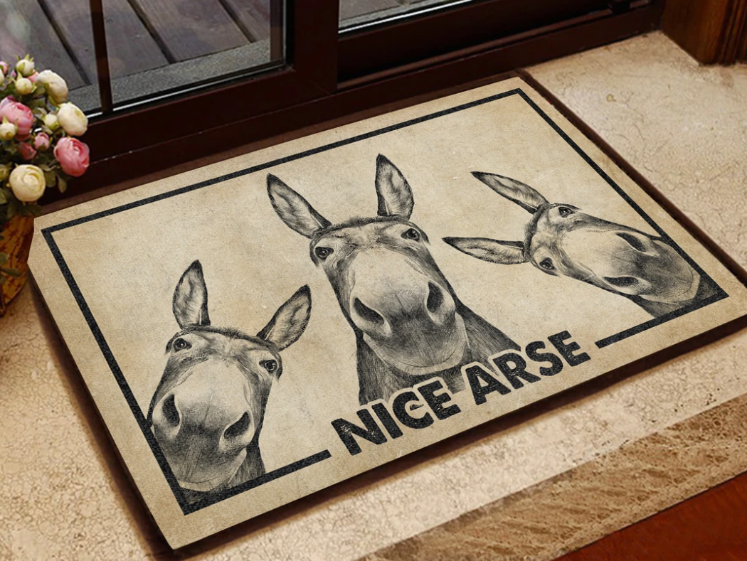 Donkey nice arse doormat