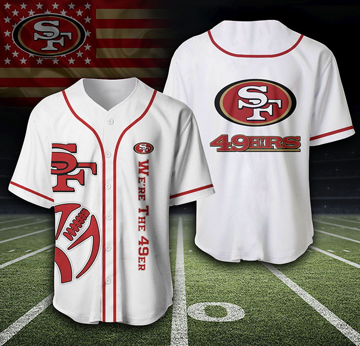 San Francisco 49Ers Logo Baseball Jersey Shirt – LIMITED EDITION