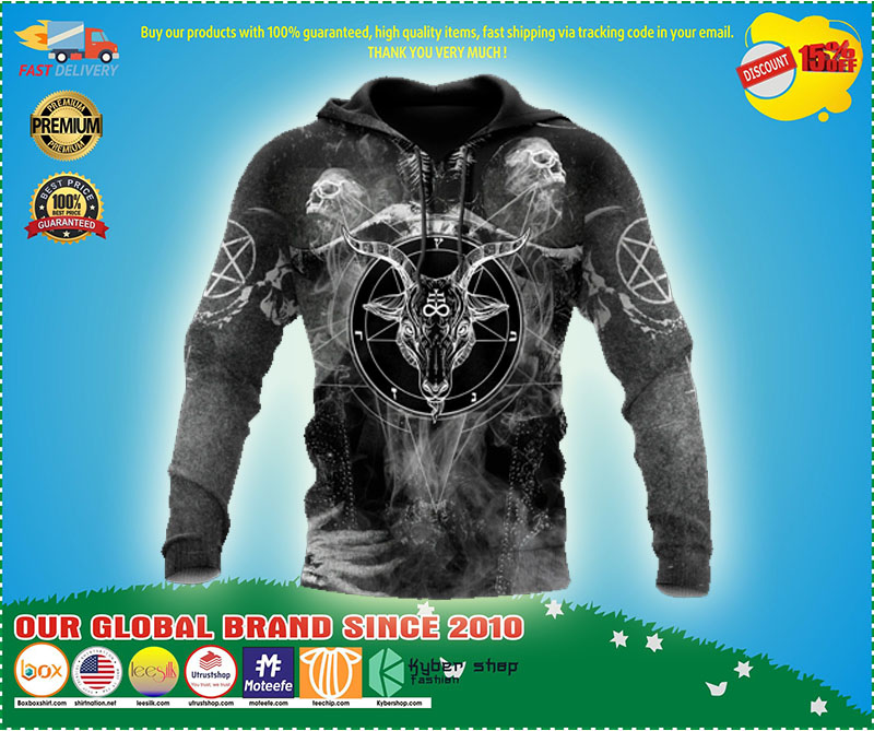 Satanic Baphomet 3D All Over Printed 3D hoodie – LIMITED EDITION