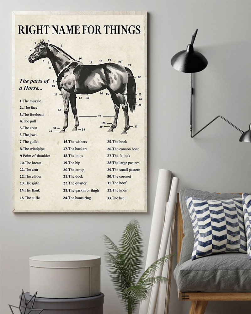Right name for things horse poster – maria