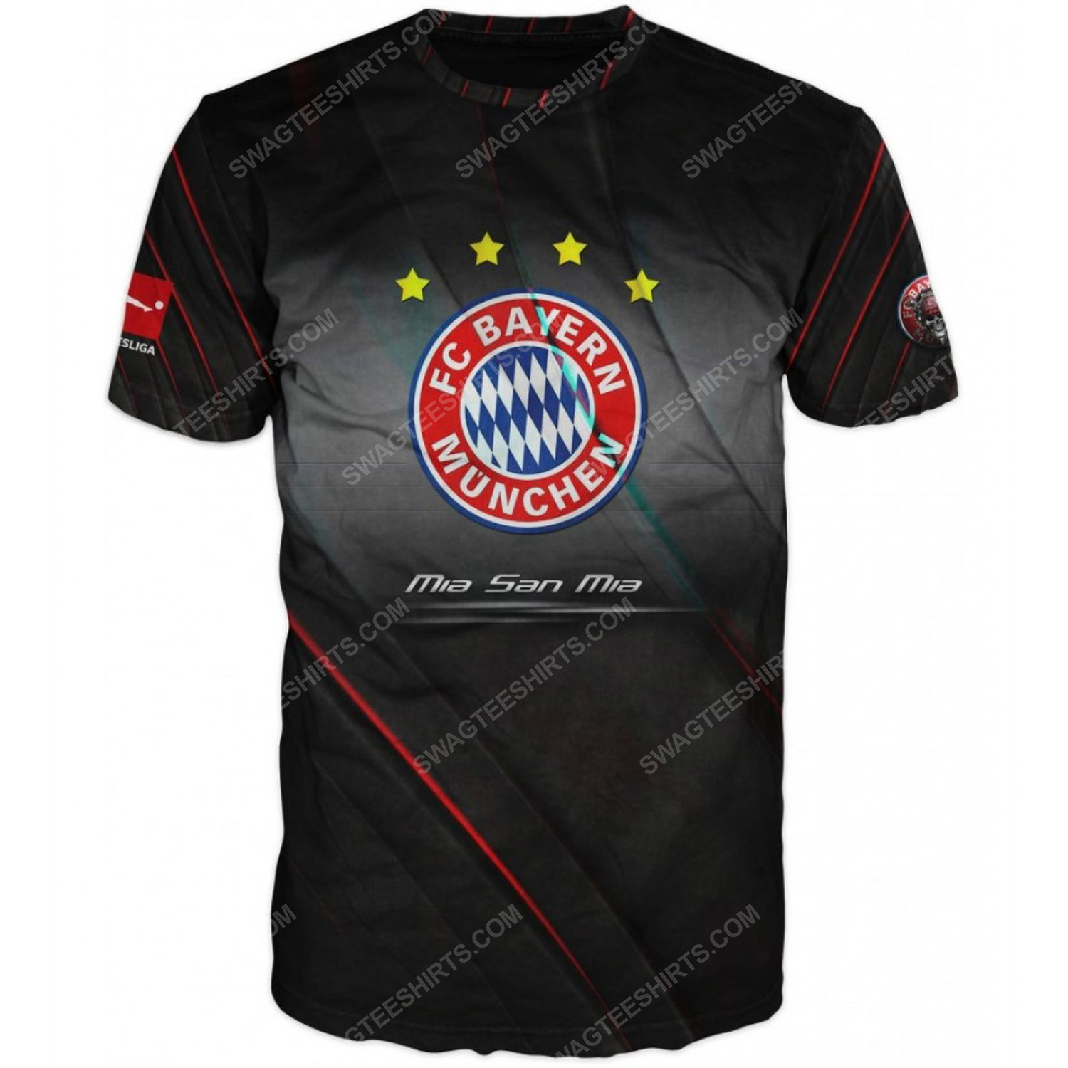 [special edition] Skull bayern munich football club full printing shirt – Maria